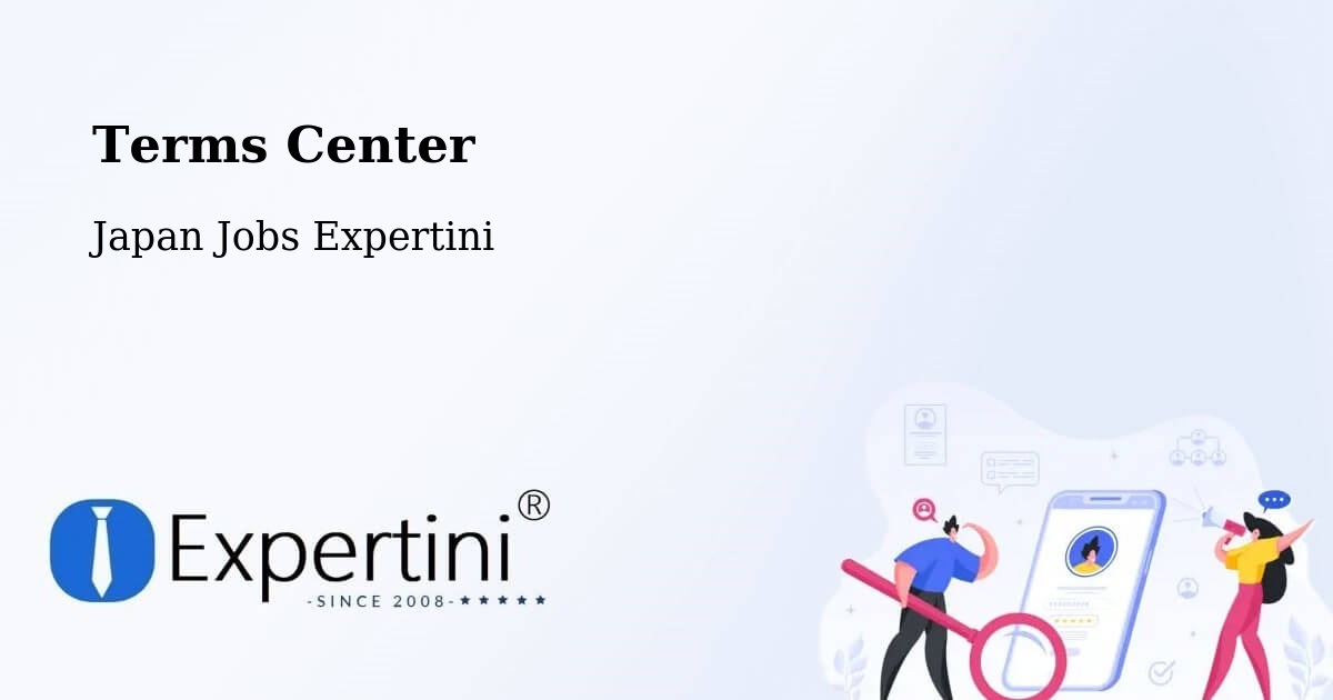 Terms of Service – Chitose Shi - Japan Jobs Expertini
